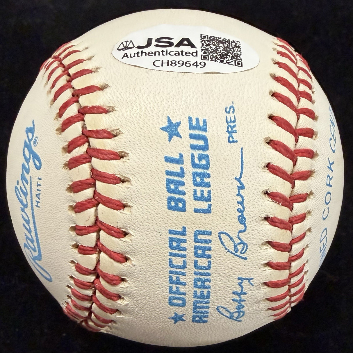 Luke Appling HOF 1964 Signed Baseball JSA
