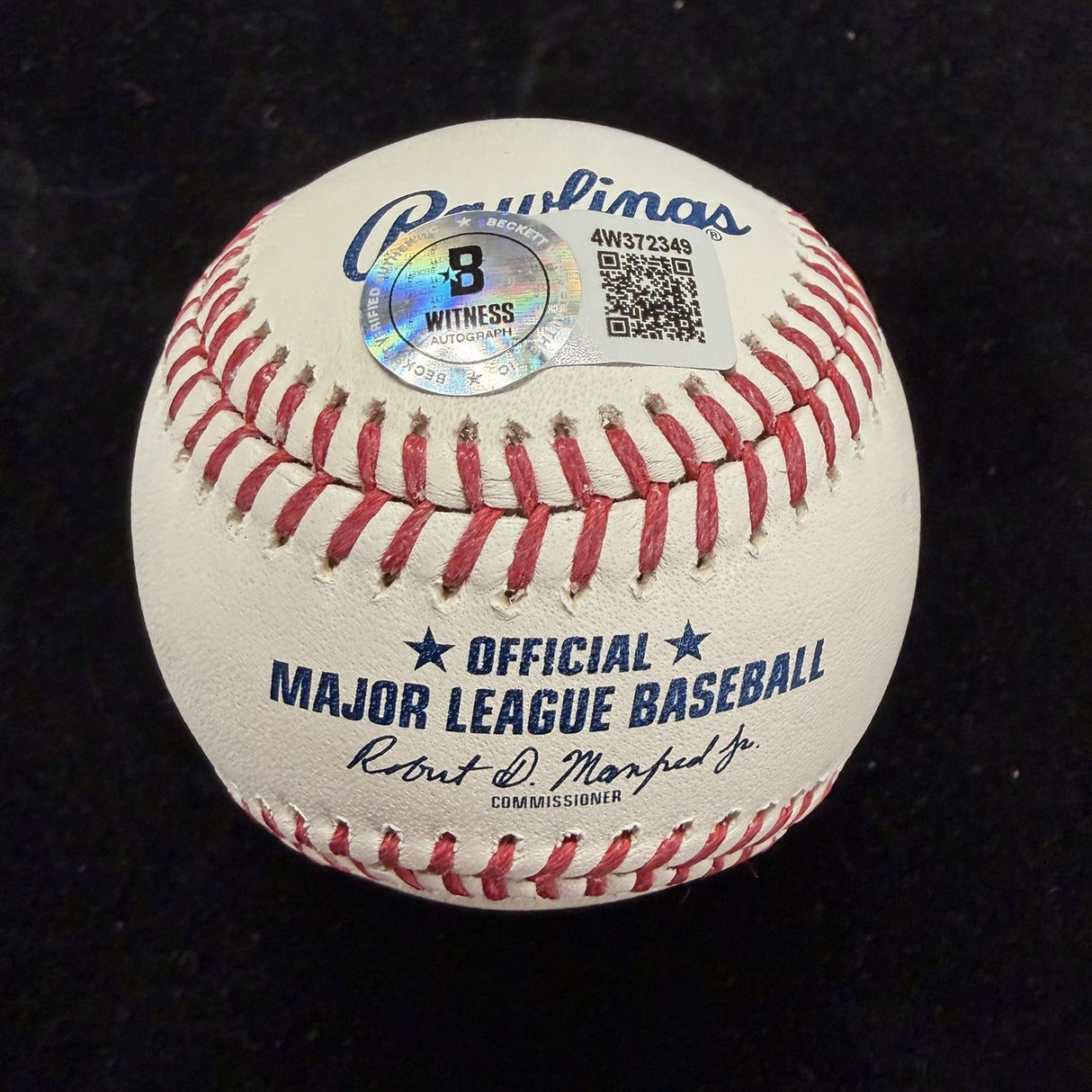 Andruw Rudolf Jones Full Name HOF 2026 Signed Baseball Beckett Witness