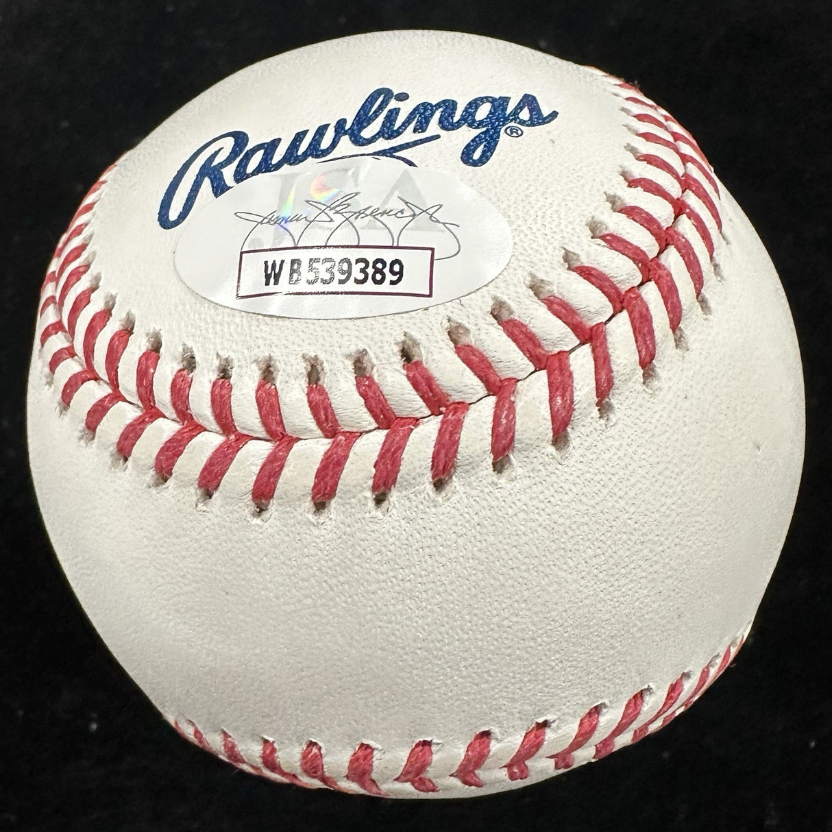 Alan Trammell HOF 18 Signed Hall Of Fame Logo Baseball JSA Witness Hologram