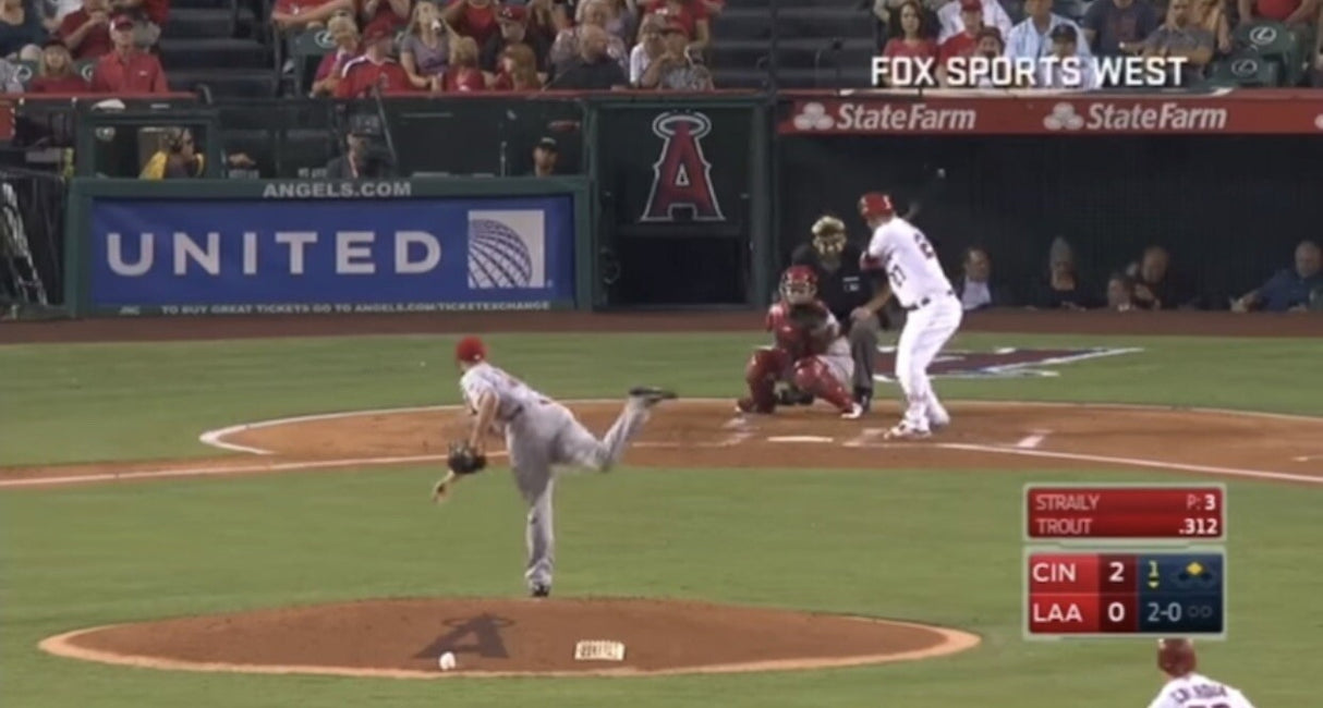 Mike Trout Game Used Career Home Run #164 HR Hit Baseball 2016 MVP MLB Holo