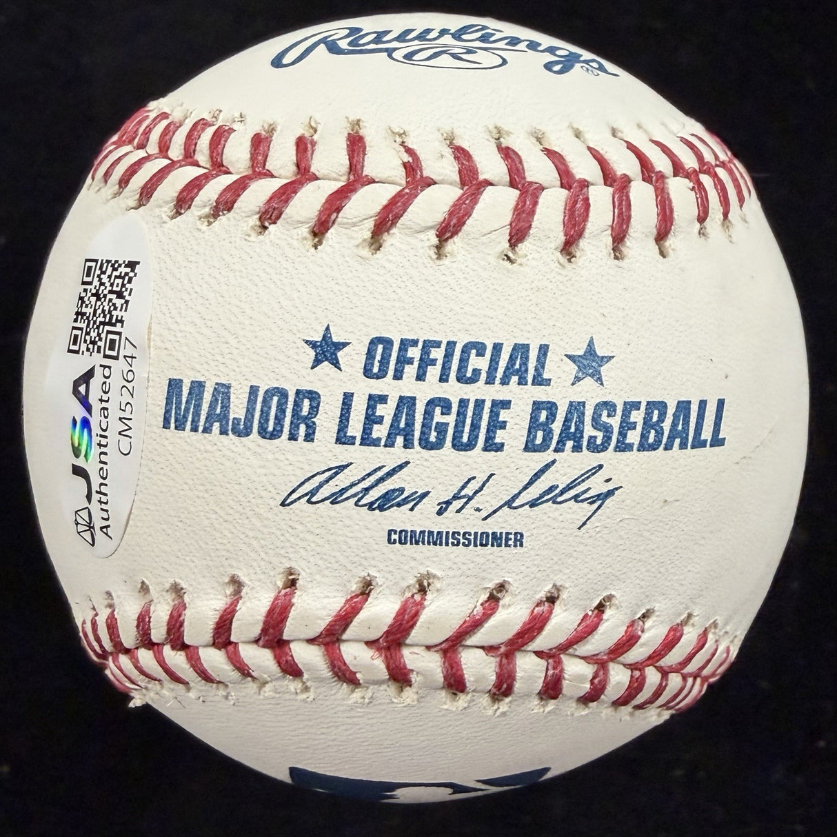 Frank E. Thomas Jr. HOF 2014 Signed “Full” Signature Signed Baseball JSA