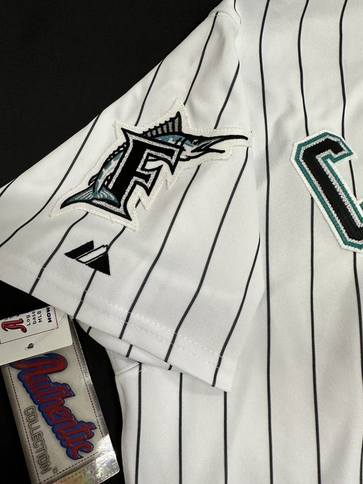 Miguel Cabrera Signed Authentic Florida Marlins Majestic Stat Jersey Beckett Wit