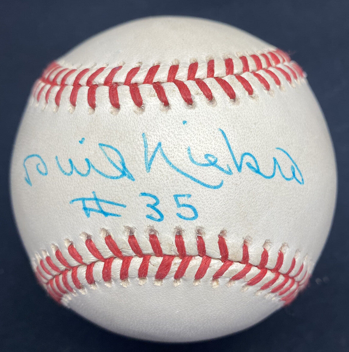 Phil Niekro #35 Signed Baseball JSA