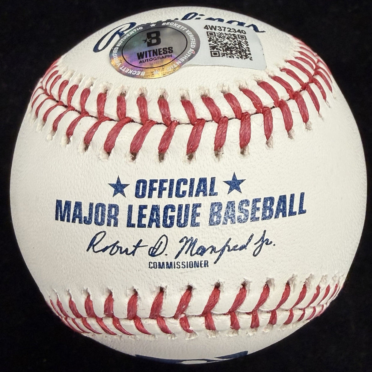 Andruw Jones The Curaçao Kid Signed Nickname Baseball Beckett Witness Holo