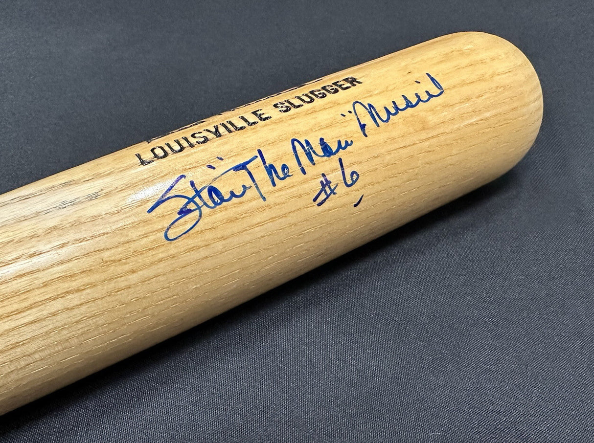Stan The Man Musial #6 Signed Game Model Louisville Slugger Bat Beckett