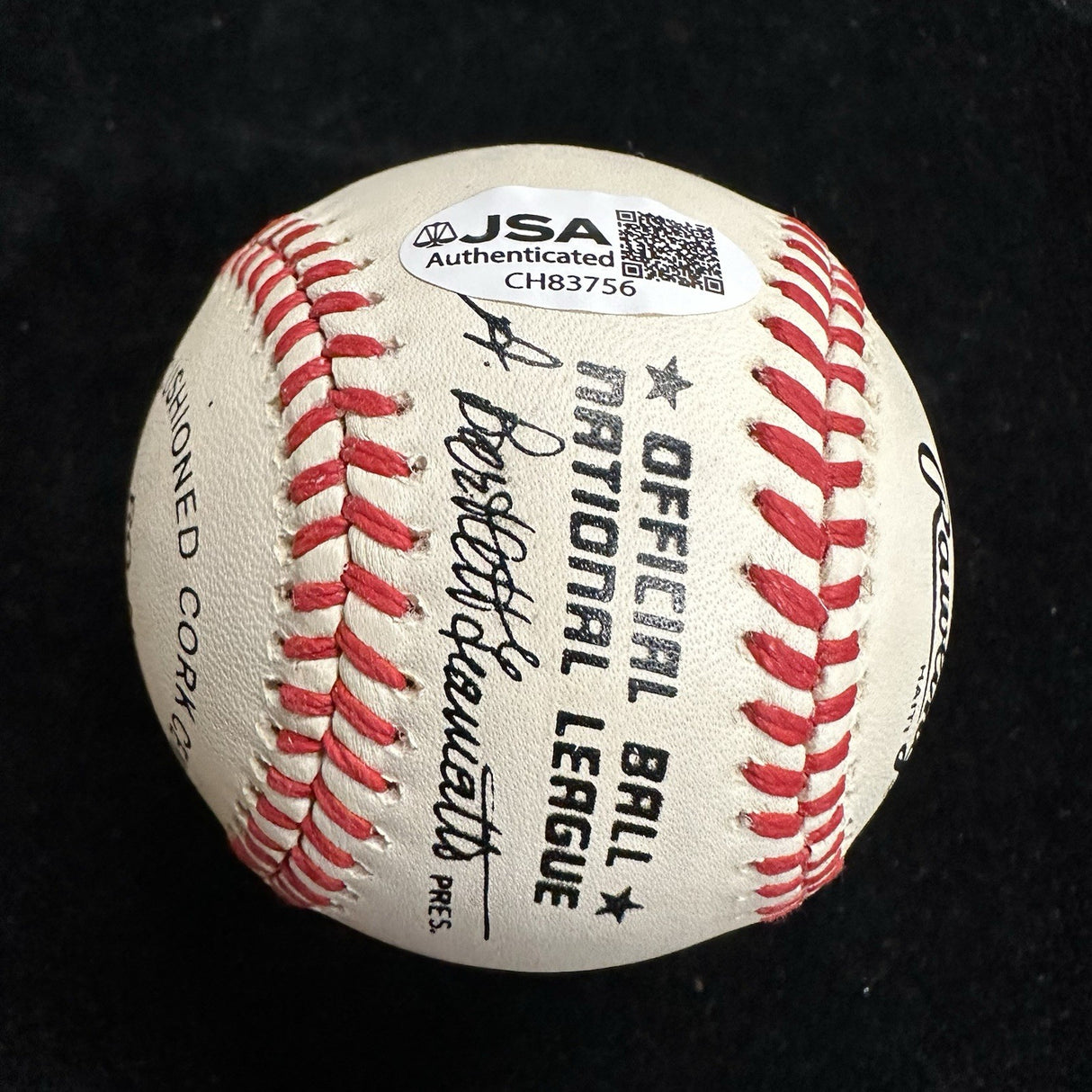 Lou Brock #20 Signed Baseball JSA