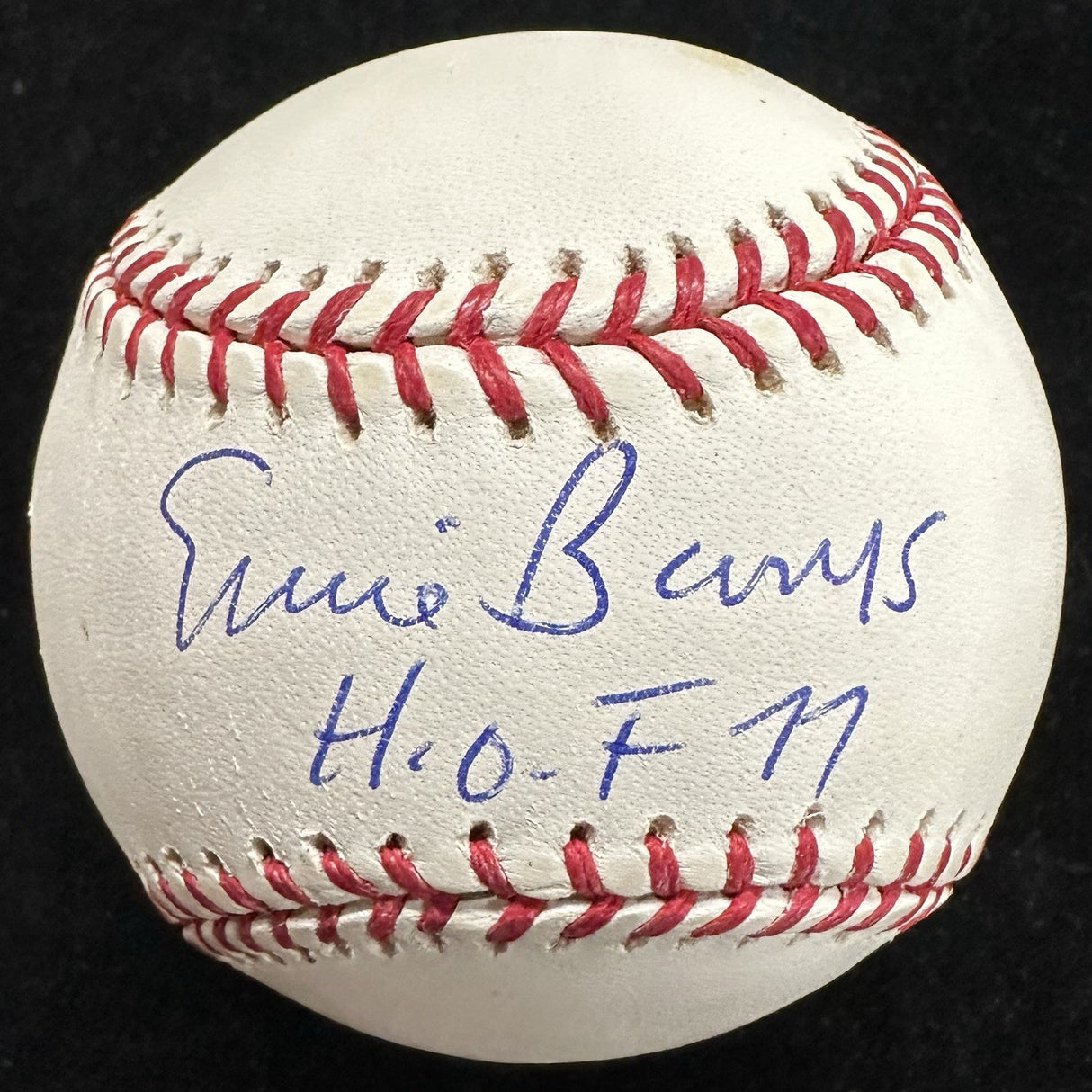 Ernie Banks HOF 77 Signed Baseball PSA/DNA