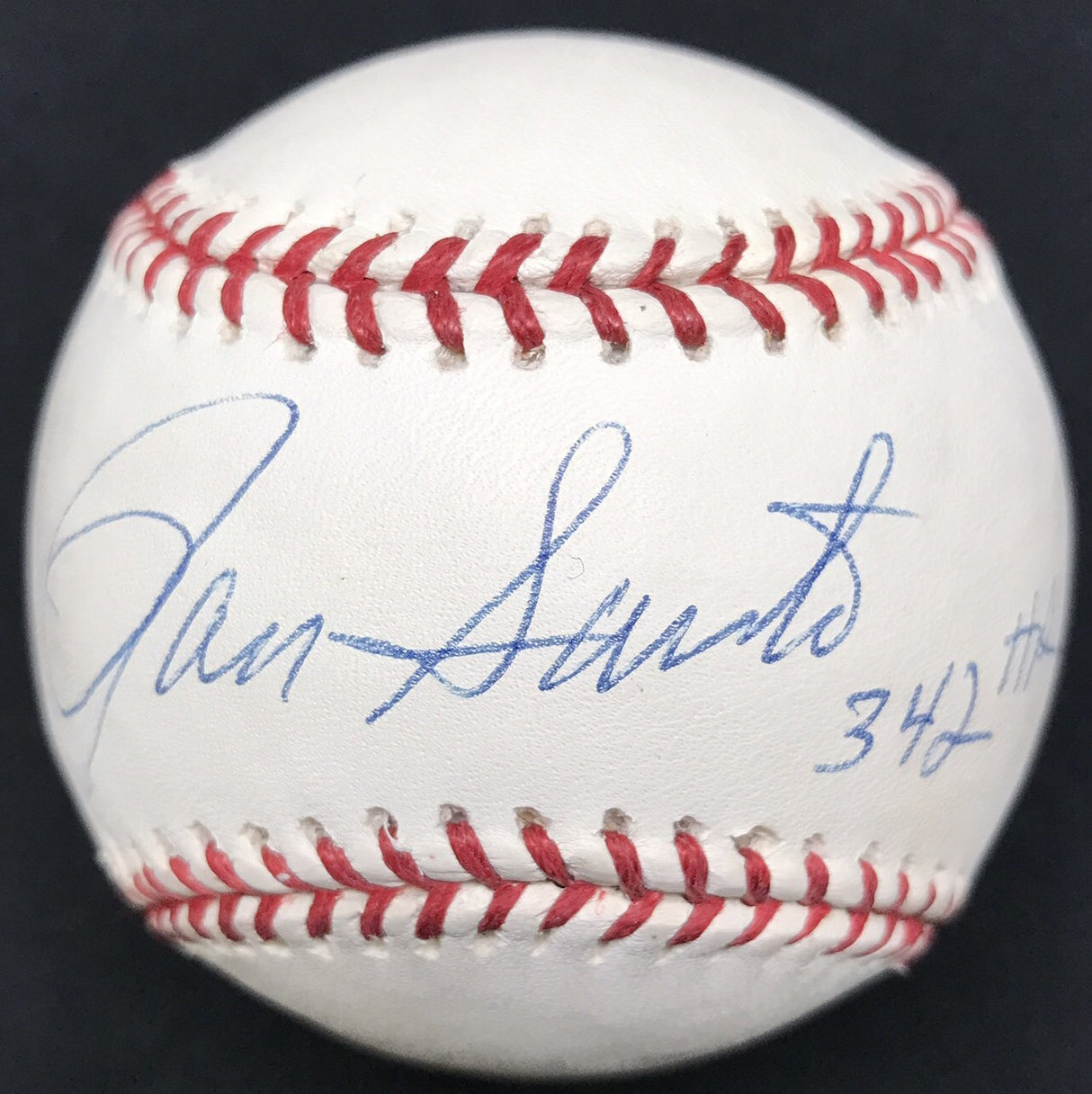 Ron Santo 342 HR Signed Baseball Schwartz Sports