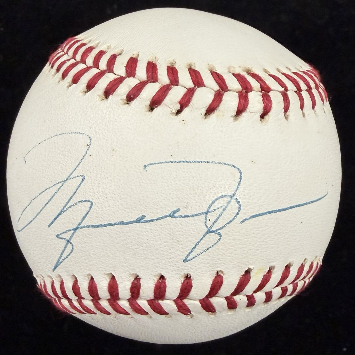 Michael Jordan Signed Baseball Upper Deck Hologram UDA Holo