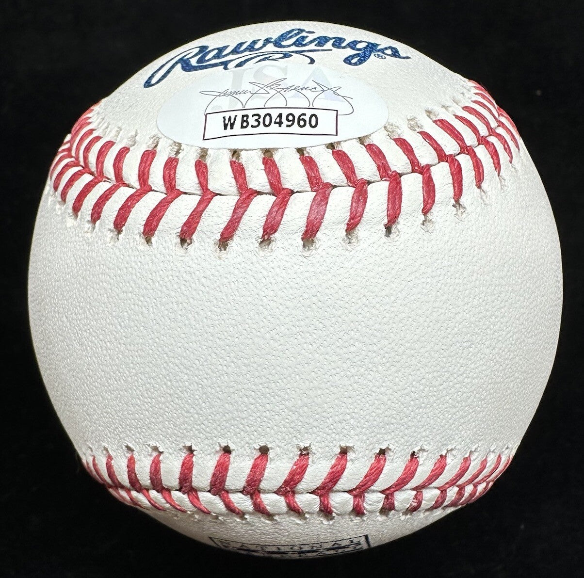 Frank Thomas HOF 2014 Signed Hall Of Fame Logo Baseball JSA Witness Holo Only