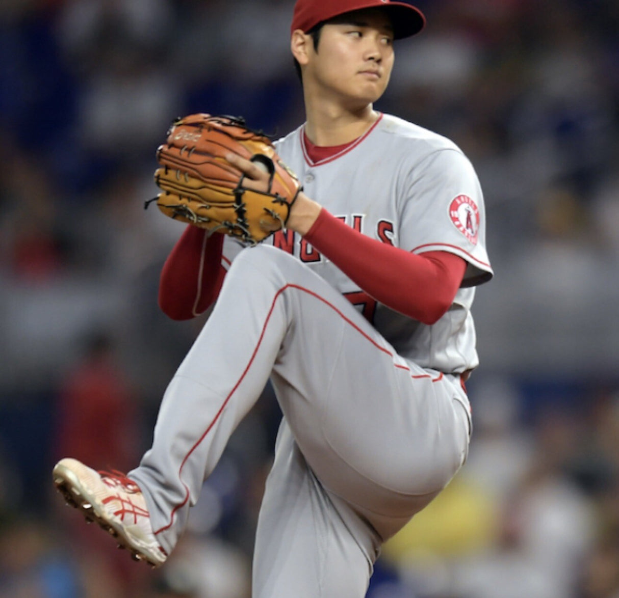 Shohei Ohtani Signed Game Model ASICS Glove MLB Holo Fanatics Baseball Angels