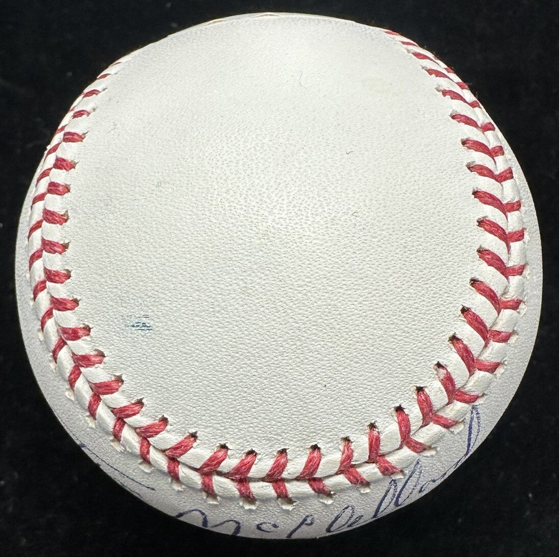 Tim McClelland Pine Tar Game Umpire Signed Baseball JSA