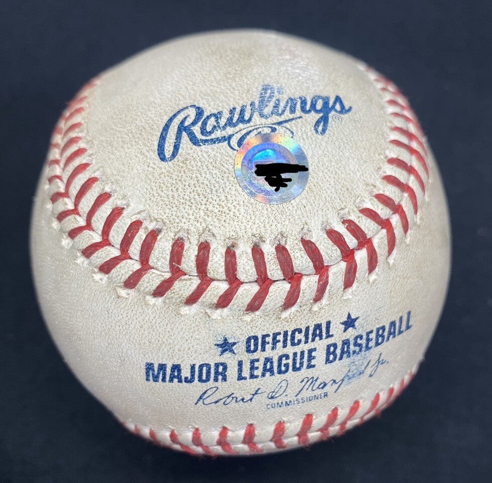 Bryce Harper Game Used 2015 MVP Career Hit Single Baseball MLB Holo Hologram