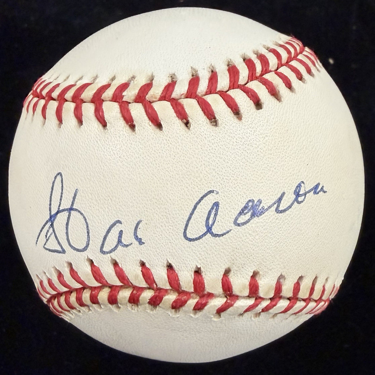 Hank Aaron Signed Baseball JSA LOA
