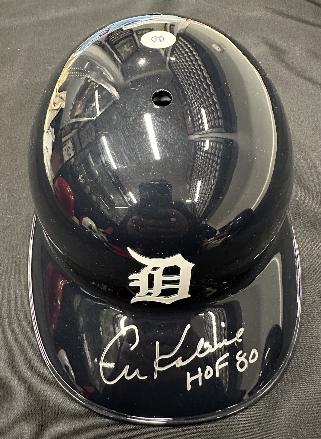 Al Kaline HOF 80 Signed Authentic Tigers Batting Helmet JSA