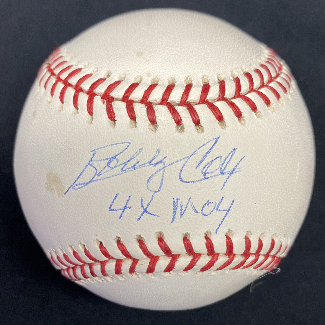 Bobby Cox 4x MOY Signed Baseball Steiner Sports