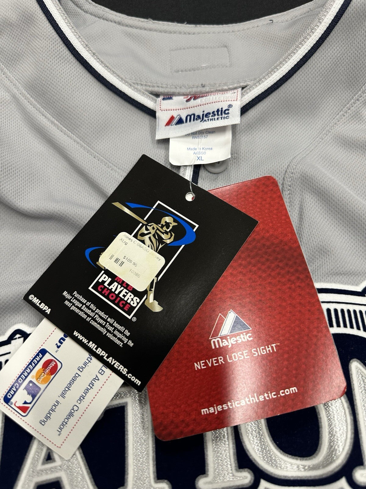 Chipper Jones Authentic 2008 All Star Game Batting Practice Jersey Braves XL