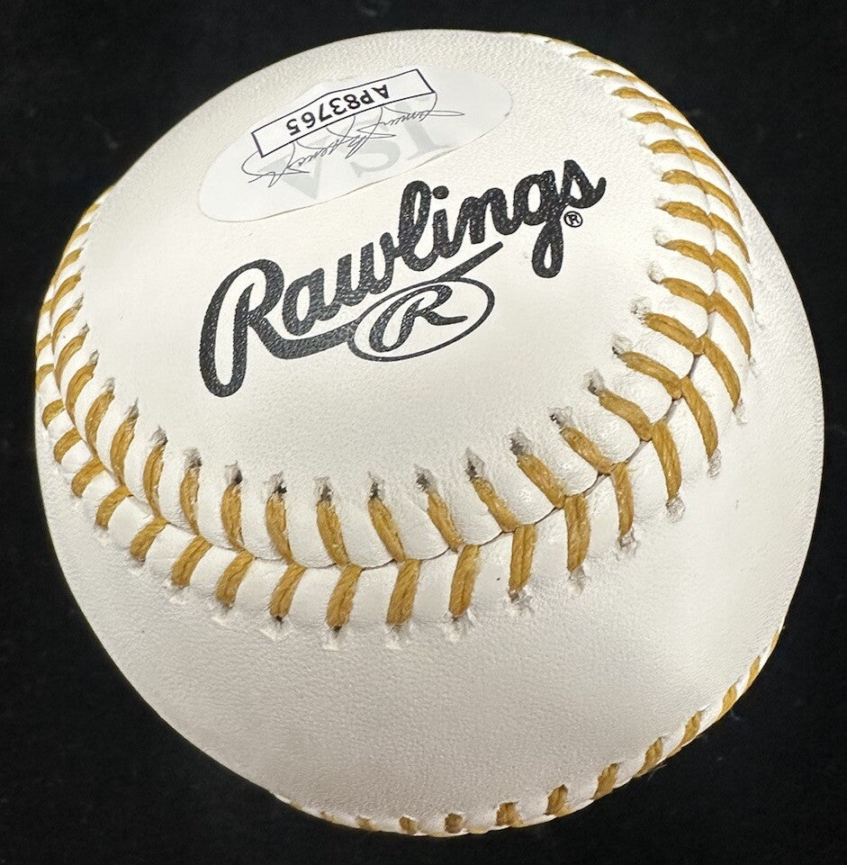 Adam Wainwright 09, 13 Gold Glove Signed GG Logo Baseball JSA