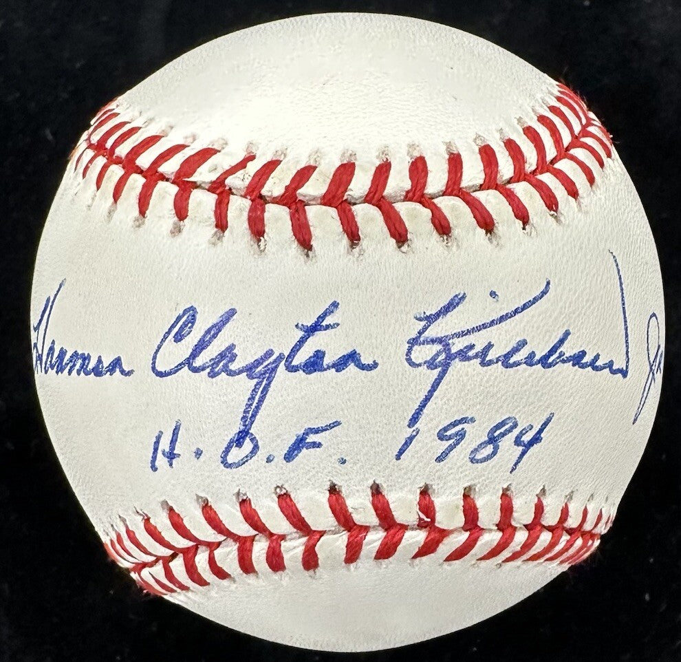Harmon Clayton Killebrew Jr. Full Name HOF 1984 Signed Baseball JSA