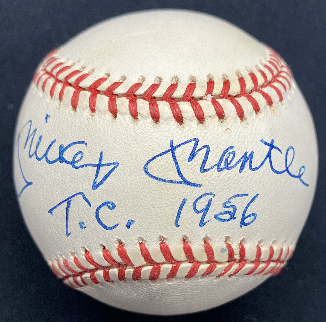 Mickey Mantle TC 1956 PSA/DNA LOA