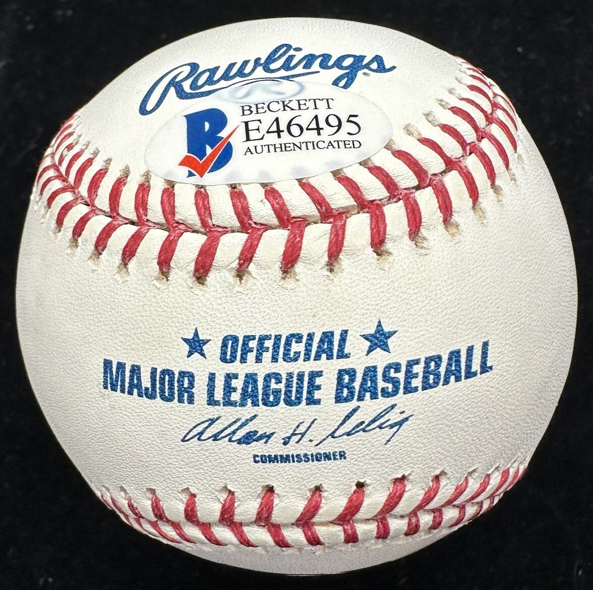 Ray Fosse Pete Rose Dual Signed 1970 ASG Baseball JSA