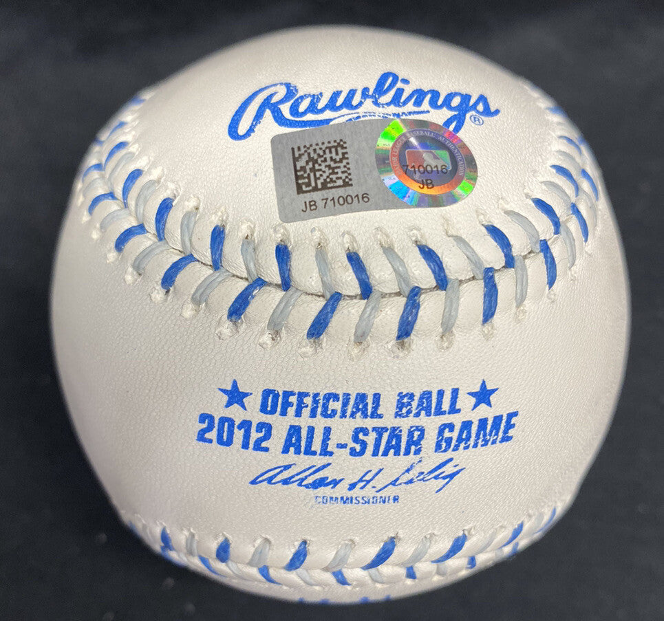 Mike Trout 1st ASG 7-10-12 Signed 2012 All Star Game Baseball MLB Holo