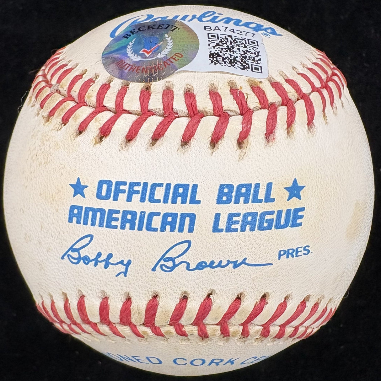 Ed McMahon Signed Baseball Beckett BAS