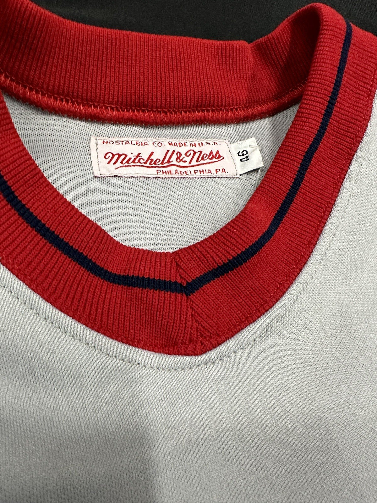 Carl Yastrzemski HOF 89 TC 67 Signed Authentic Mitchell Ness Red Sox Jersey JSA