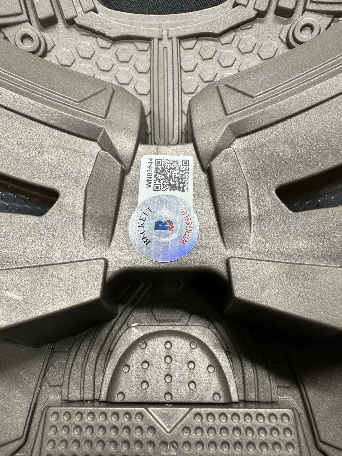 Robert Downey Jr. Signed Marvel Legends Iron Man Helmet Beckett Witness SWAU