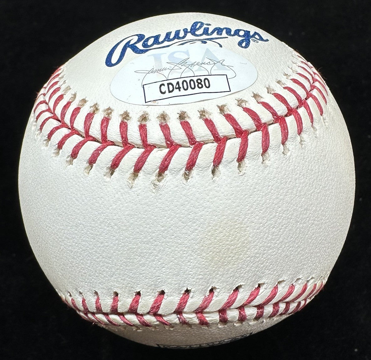 Larry Walker HOF 2020 Signed Hall Of Fame Logo Baseball JSA