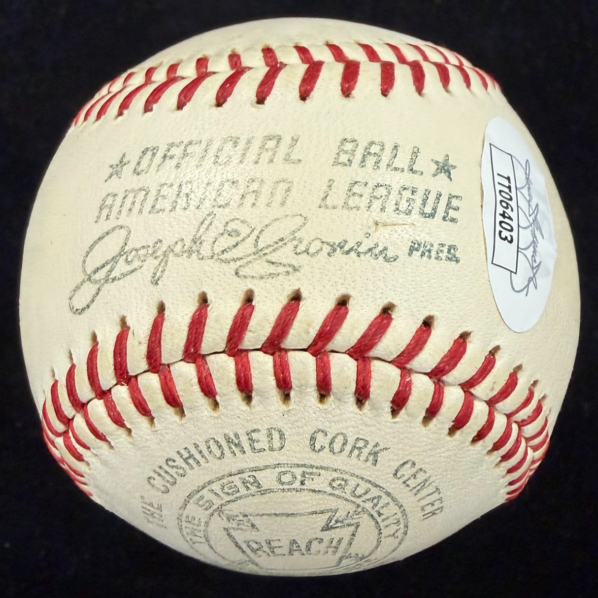 Harmon Killebrew Signed Official American League Cronin Baseball JSA
