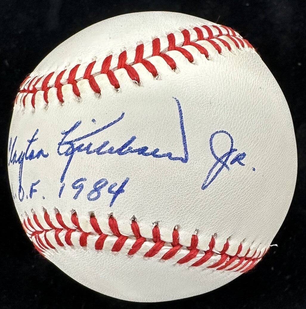 Harmon Clayton Killebrew Jr. Full Name HOF 1984 Signed Baseball JSA