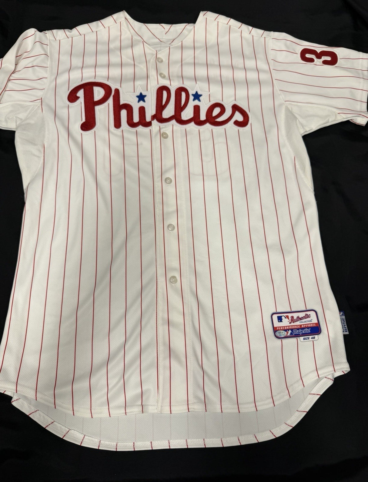 Roy Halladay Signed Authentic Majestic Philadelphia Phillies Jersey PSA/DNA