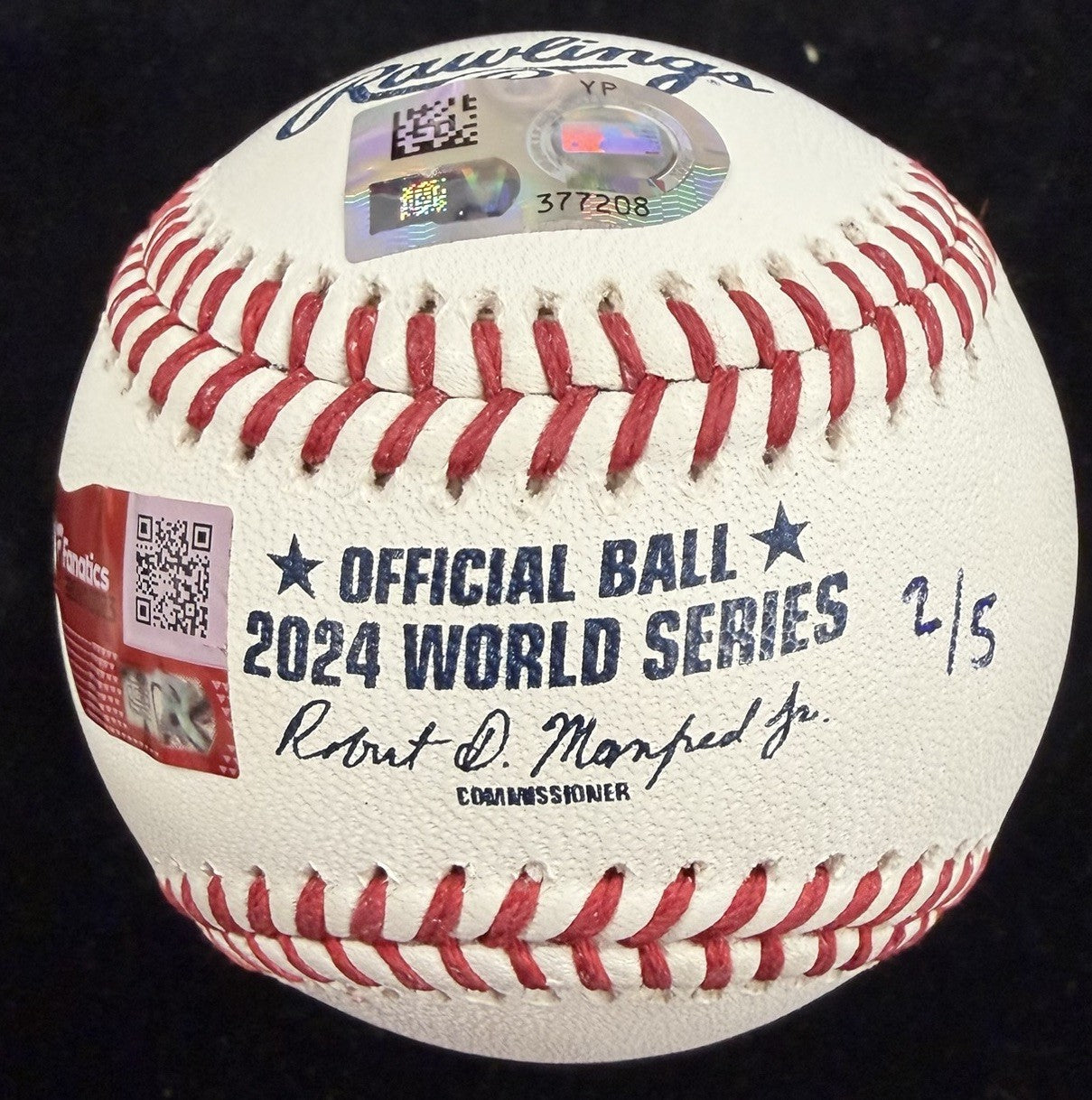 Shohei Ohtani Kanji Signed 2024 World Series Logo Baseball Fanatics LE 2/5 MLB