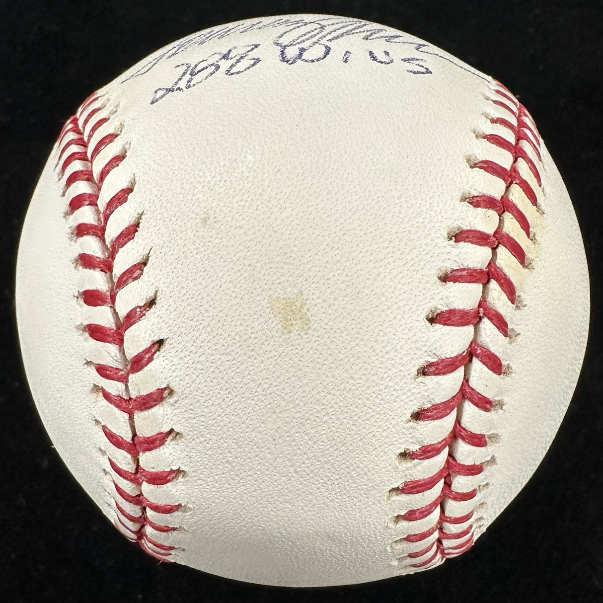 Tommy John 288 Wins Signed Yankee Stadium Logo Baseball JSA