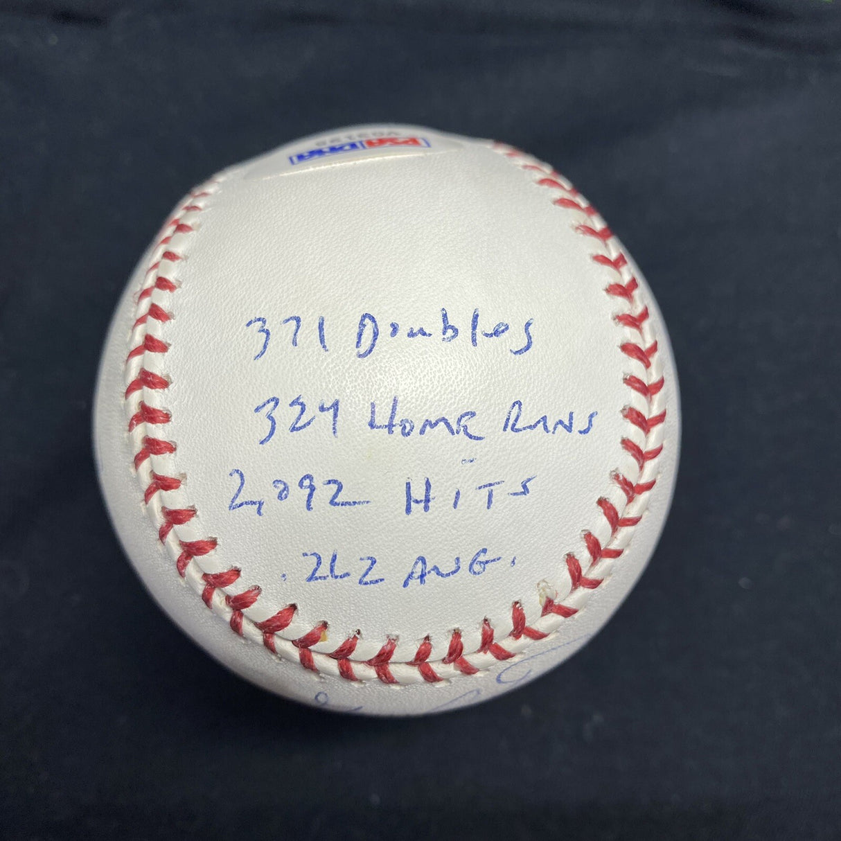Gary Carter Full Stat Signed RJ Baseball PSA/DNA