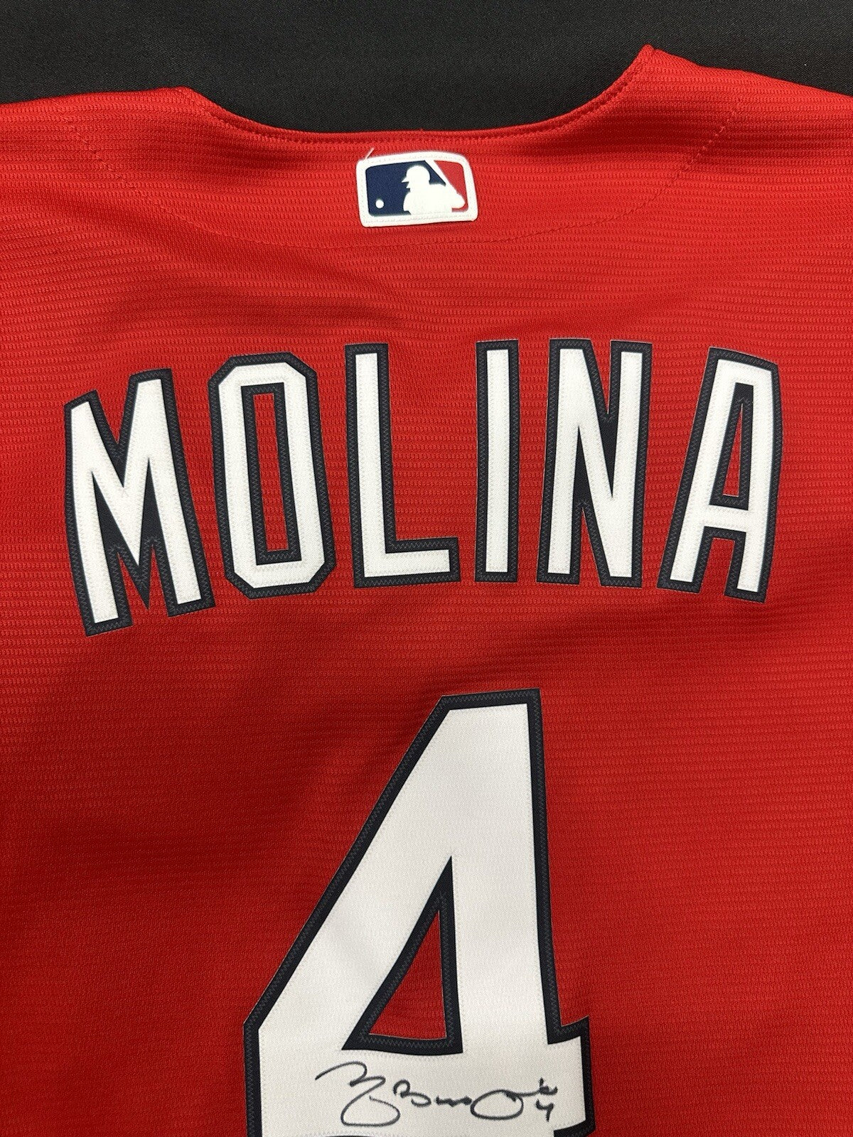 Yadier Molina Signed Authentic Cardinals Batting Practice Jersey JSA LOA