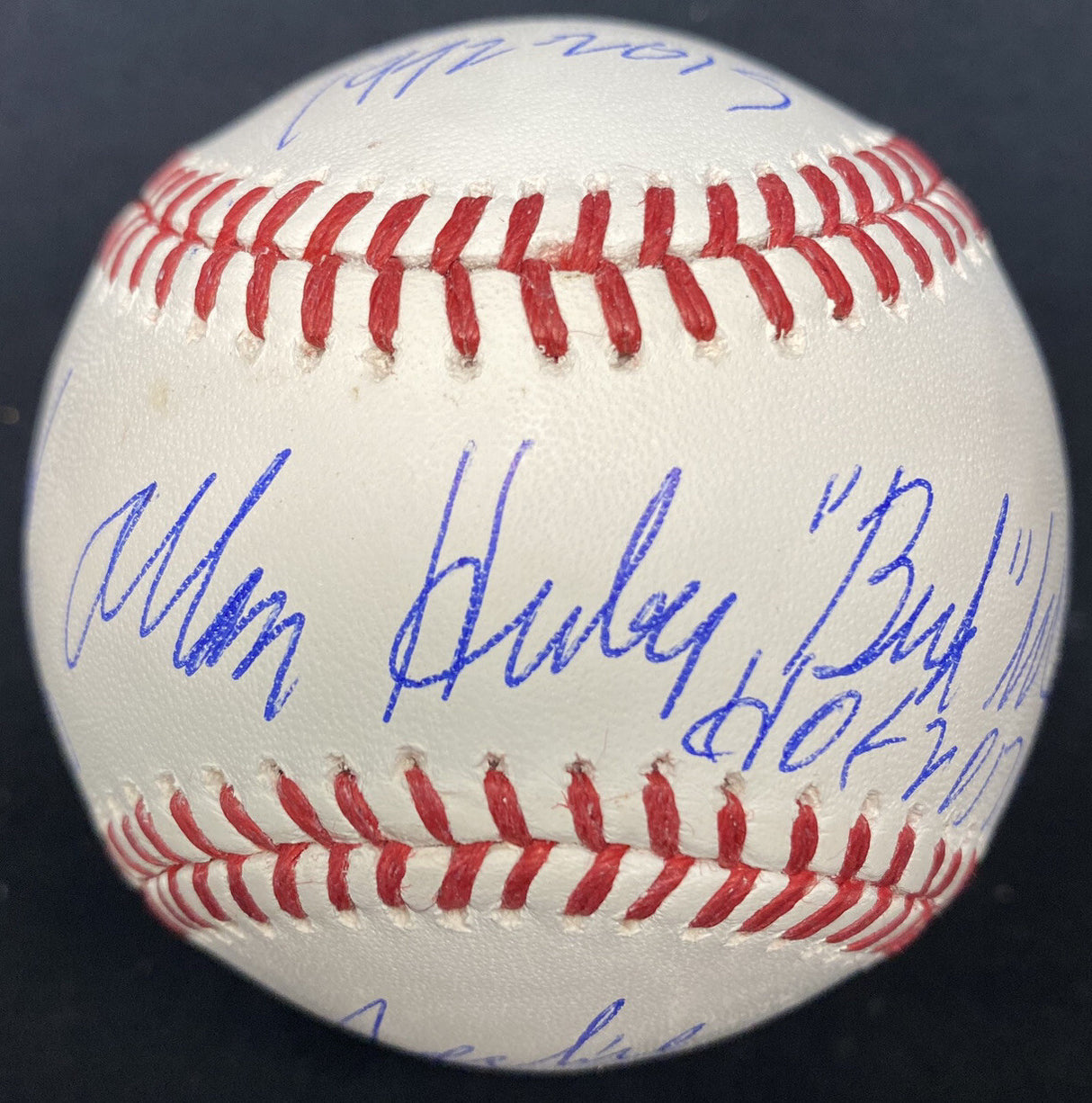 Allen Huber “Bud” Selig Signed Full Name HOF Stat Baseball JSA