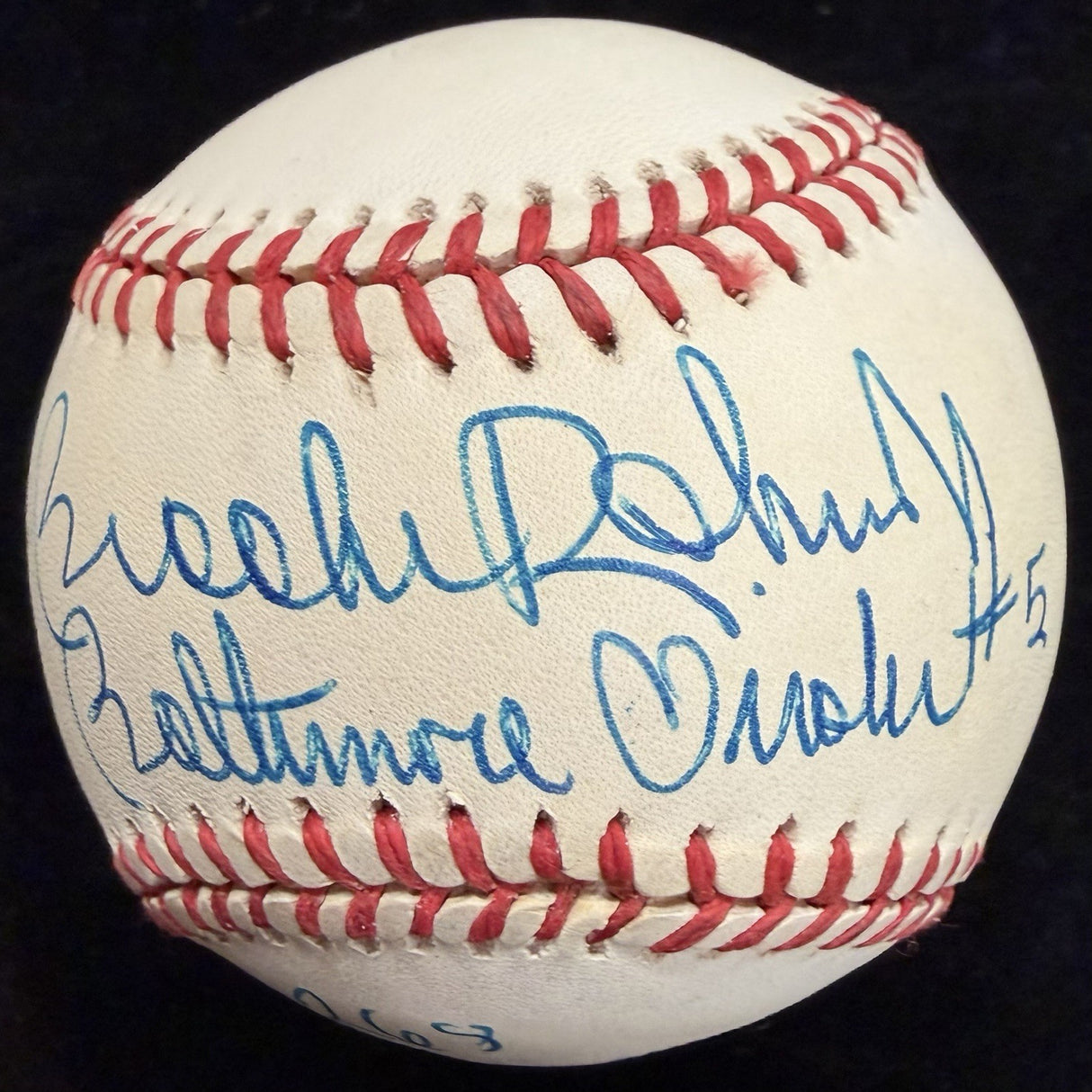 Brooks Robinson Baltimore Orioles #5 HOF Home Runs Signed Baseball JSA