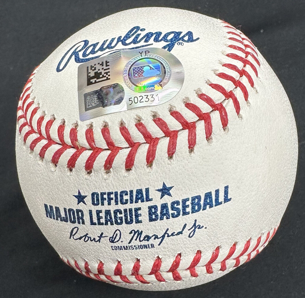 Buster Posey 2010 NL ROY Signed Stat Baseball MLB Holo