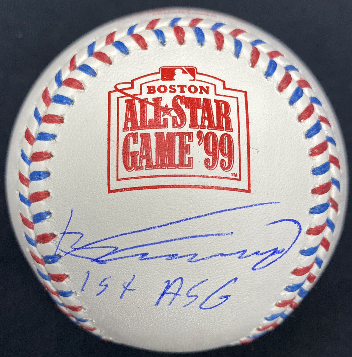 Vladimir Guerrero 1st ASG Signed 1999 All Star Game Logo Baseball JSA