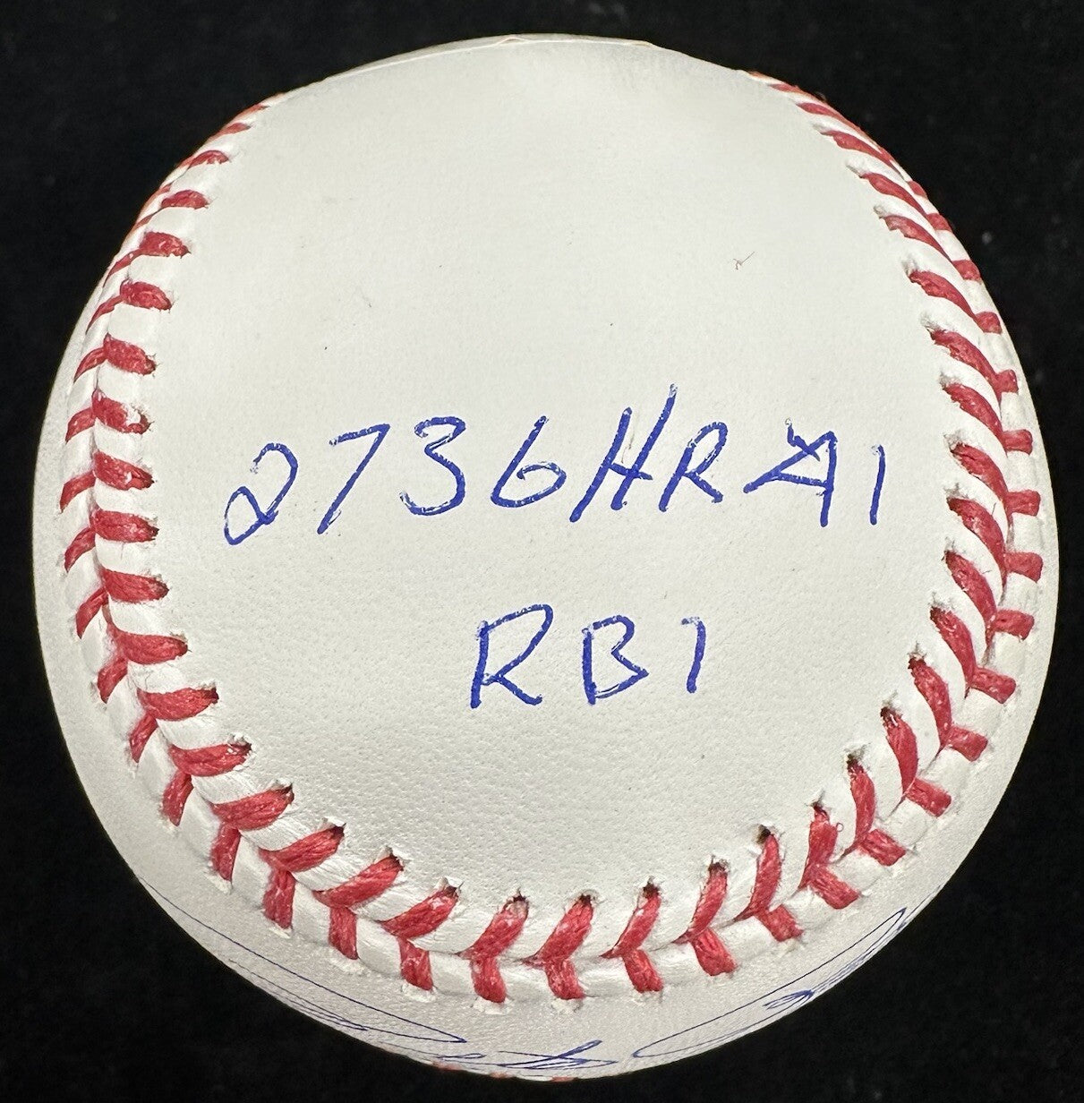Pete Rose 1963 NL ROY Signed Stat Baseball JSA