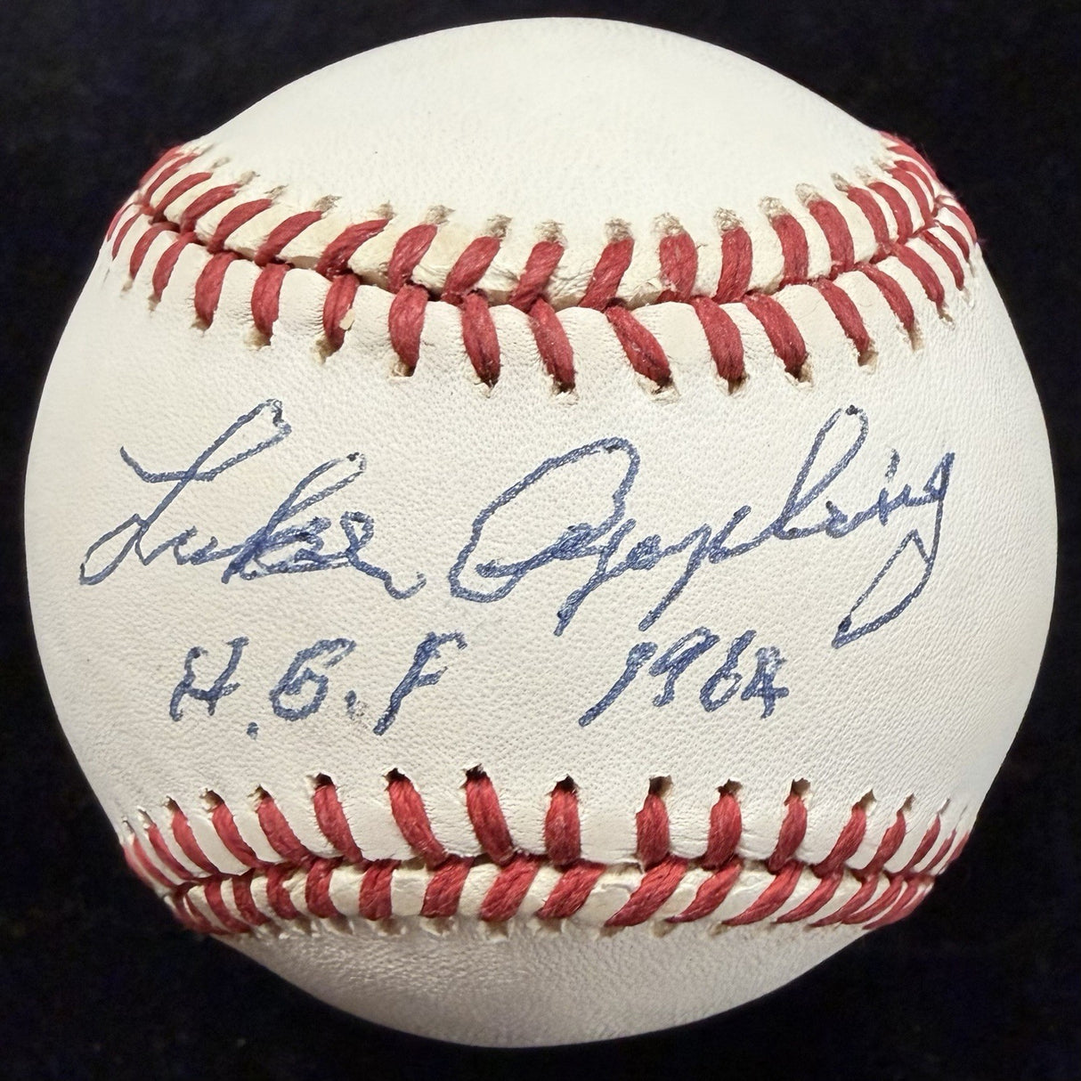 Luke Appling HOF 1964 Signed Baseball JSA