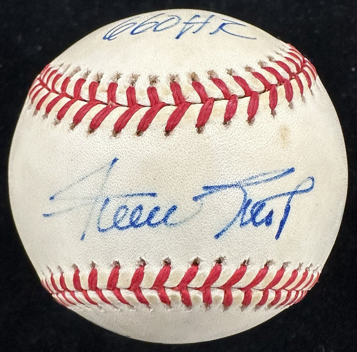 Willie Mays 660 HR 3283 Hits Sogned Baseball JSA LOA Steiner Sports Holo