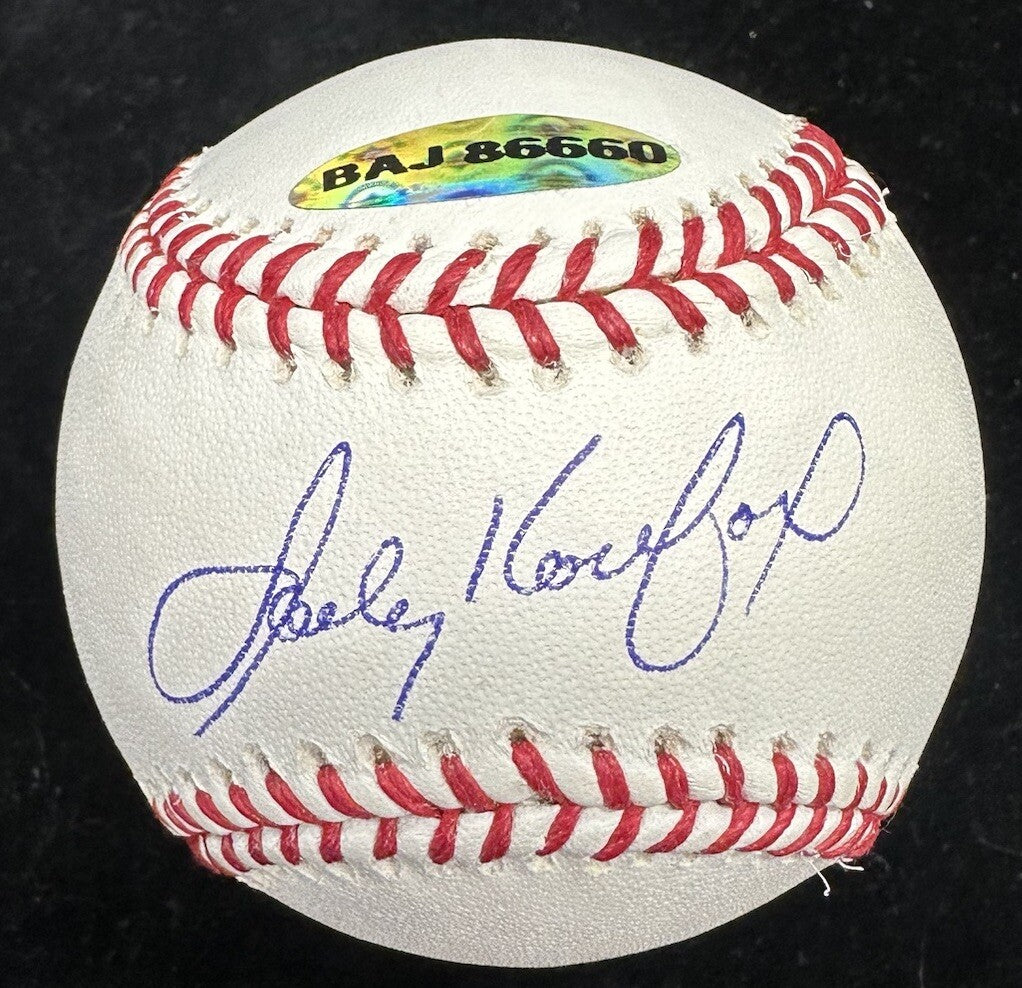 Sandy Koufax Signed Baseball Complete Upper Deck Box, Cert, Bag UDA MLB Holo