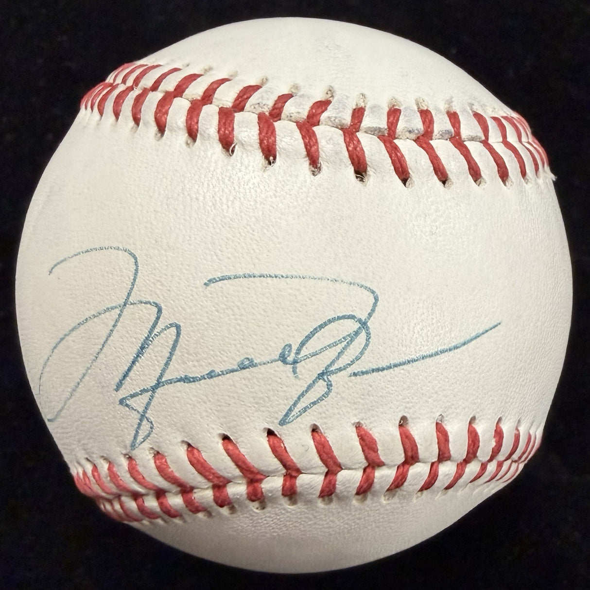 Michael Jordan Signed Wilson Premium Leather Baseball UDA Holo Upper Deck