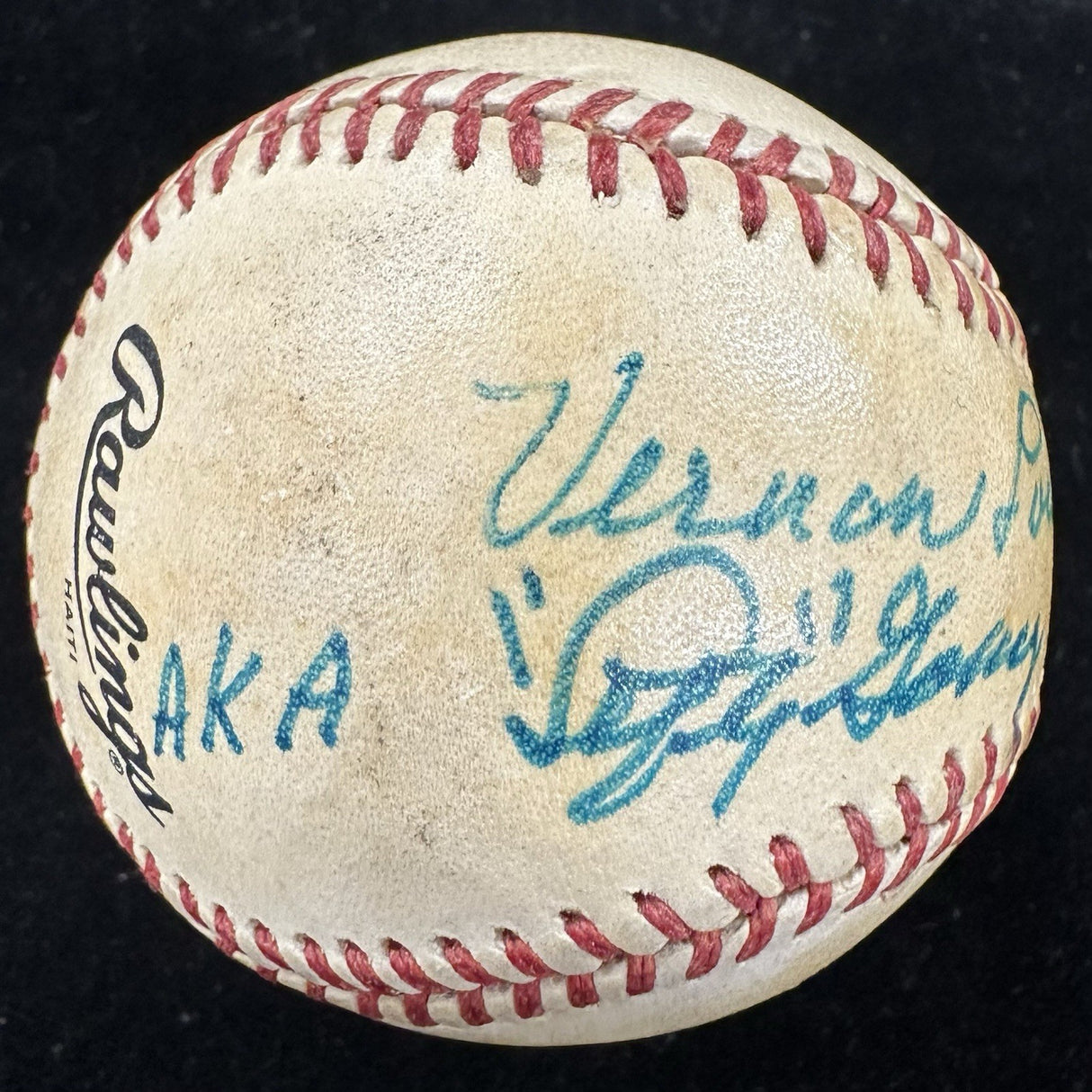 Vernon Louis “Lefty” Gomez Full Name Signed Baseball PSA/DNA LOA