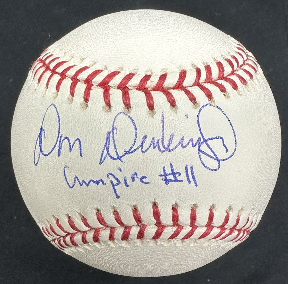 Don Denkinger Umpire Signed Baseball JSA