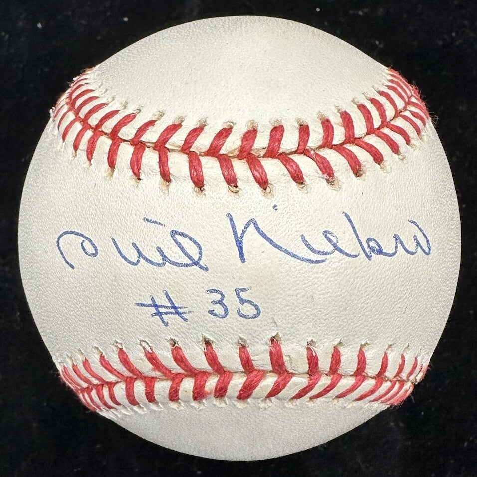 Phil Niekro #35 Signed Baseball JSA