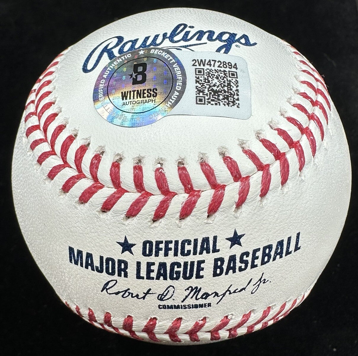 Mark Vientos LFGM Signed New York Mets City Connect Logo Baseball BAS Witness